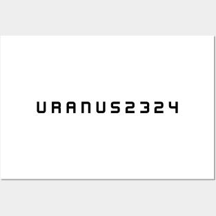 URANUS 2324 Black Font 1 | Freenbecky Movie Uranus2324 Posters and Art